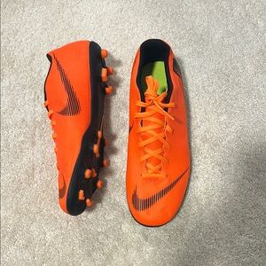 Nike Bright Orange Soccer Shoes